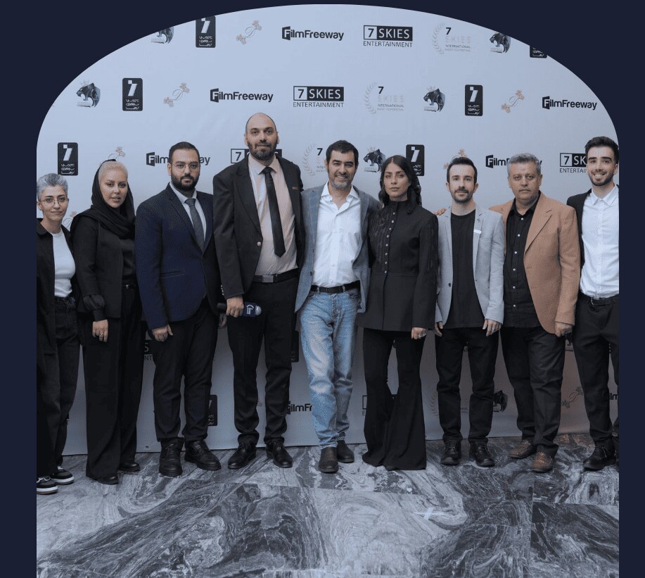 The Avand team with artists and collaborators