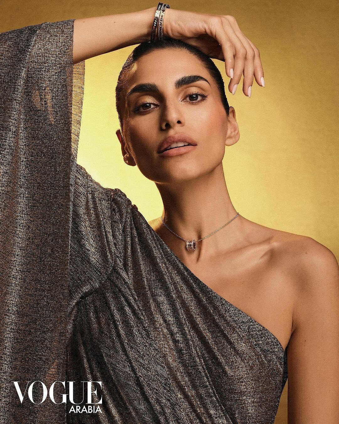 Editorial portrait of model Farnoush Hamidian