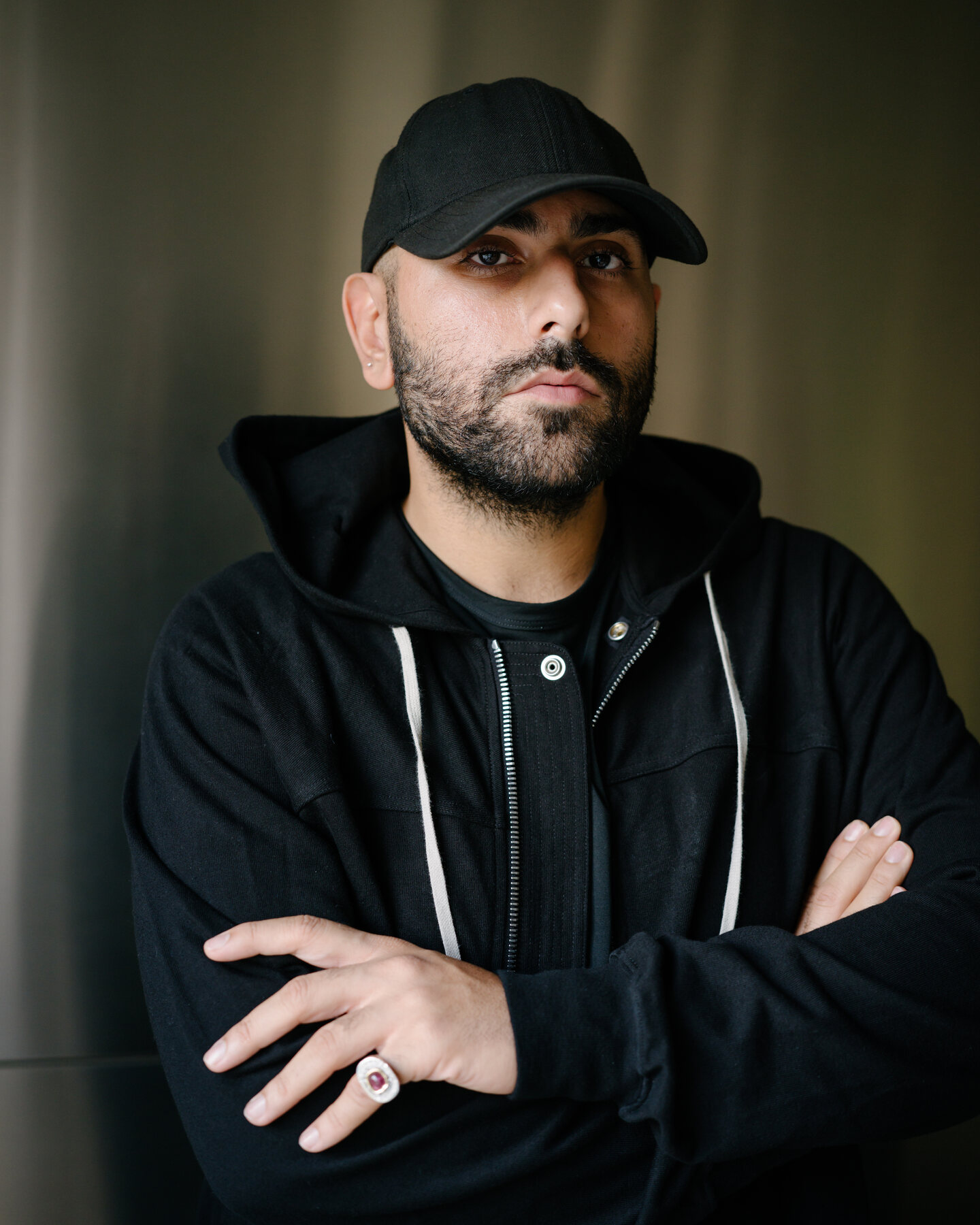Portrait of multidisciplinary artist Roham Shamekh